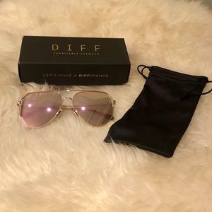DIFF Eyewear DASH champagne polarized sunglasses😎
